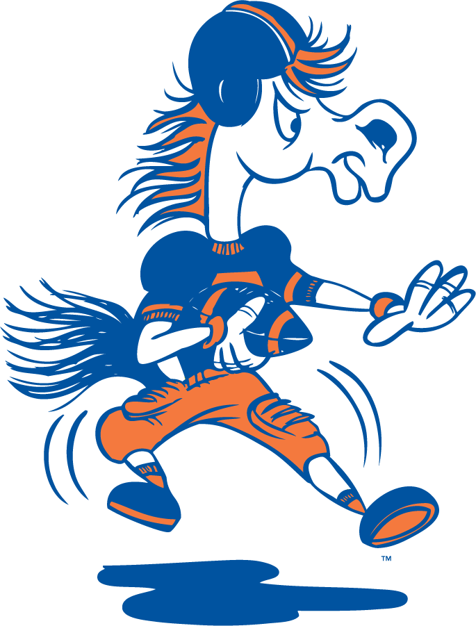 Boise State Broncos 1968-1983 Mascot Logo iron on transfers for clothing